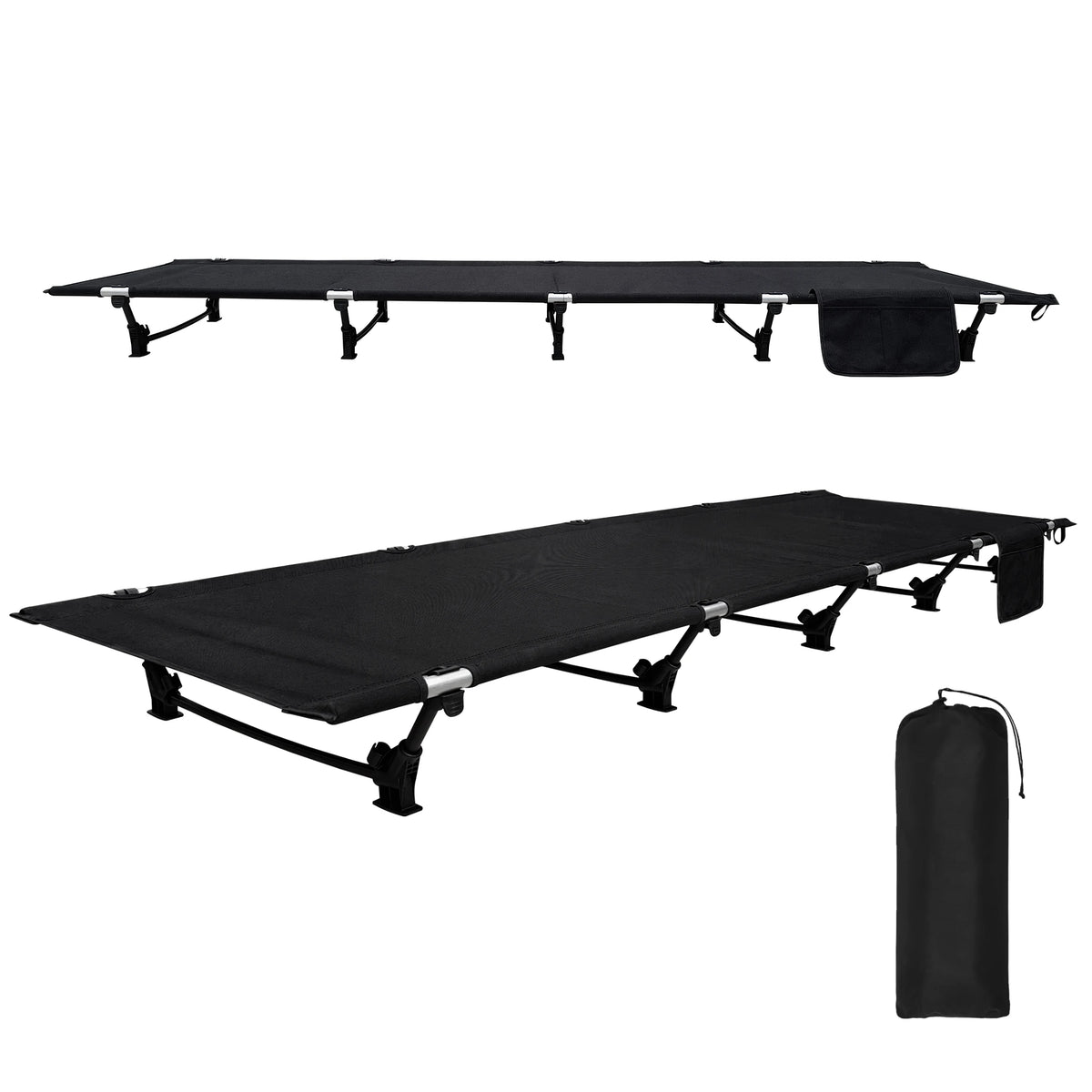 Camping Cot Portable Folding Bed Outdoor Ultralight Compact Tent Bed for Camping Travel Backpacking Hiking Sleeping Cot