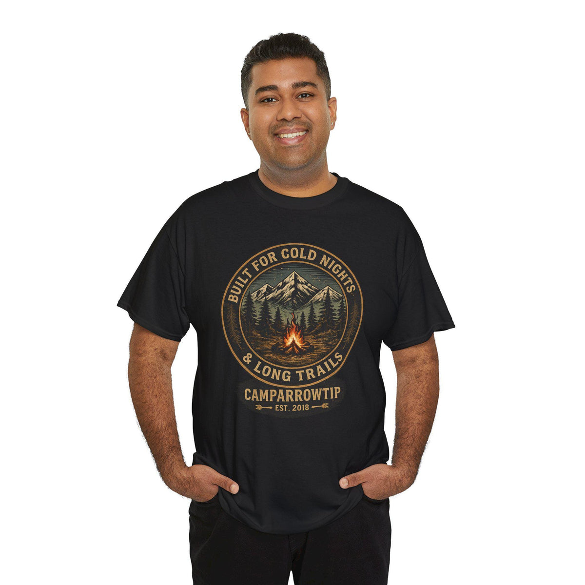 Built for Cold Nights & Long Trails — CampArrowtip Outdoor Tee