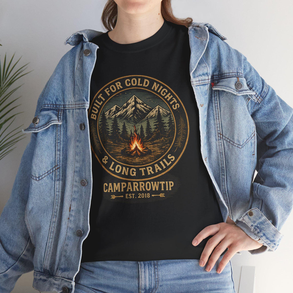 Built for Cold Nights & Long Trails — CampArrowtip Outdoor Tee