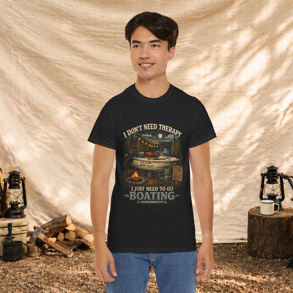 I Don't Need Therapy, I Just Need to Go Boating — CampArrowtip Tee