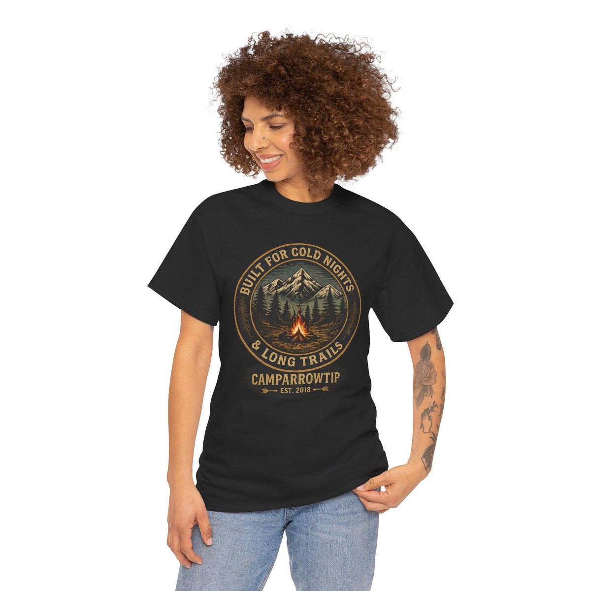 Built for Cold Nights & Long Trails — CampArrowtip Outdoor Tee