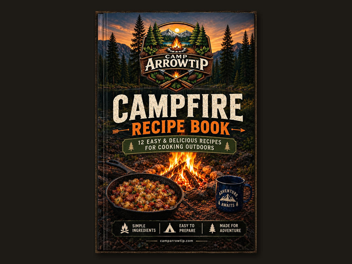 CampArrowtip Campfire Recipe Book — 12 Outdoor Cooking Recipes (Digital Download)